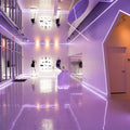 LiteMirror ceiling tiles for a modern fitness studio